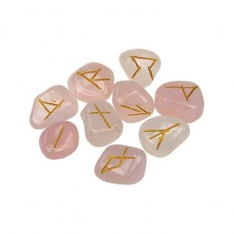 Runes en Quartz Rose