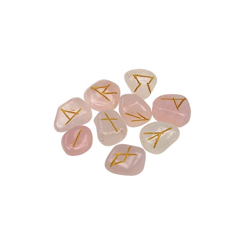 Runes en Quartz Rose