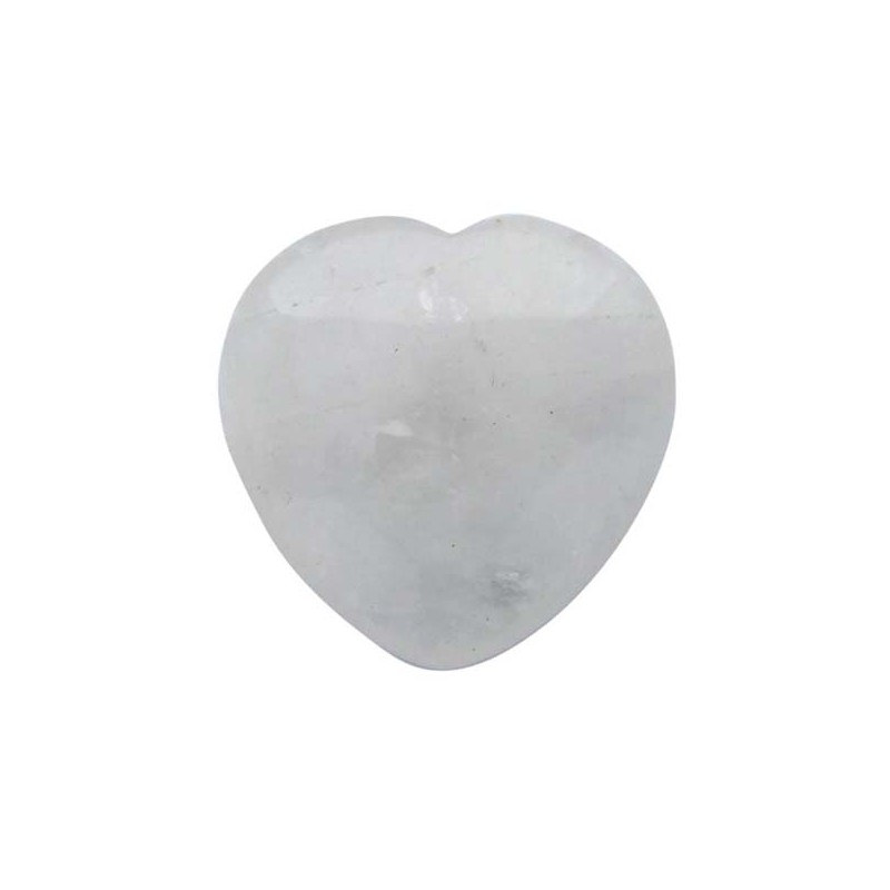 Coeur Cristal de Roche - 4,5 cm