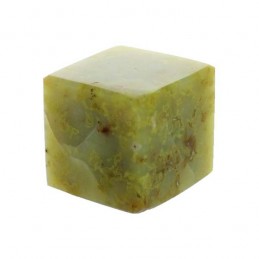 Cube Opale Verte - 3,5 cm