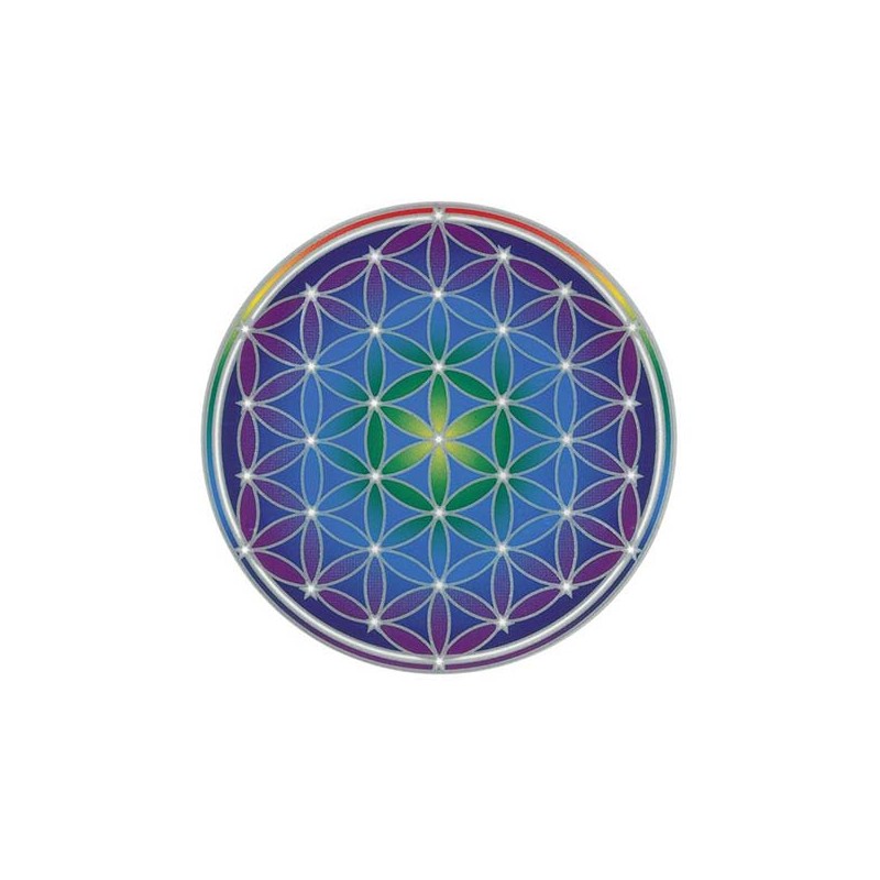 Autocollant attrape-soleil - Fleur de Vie - Flower of Life Mandala