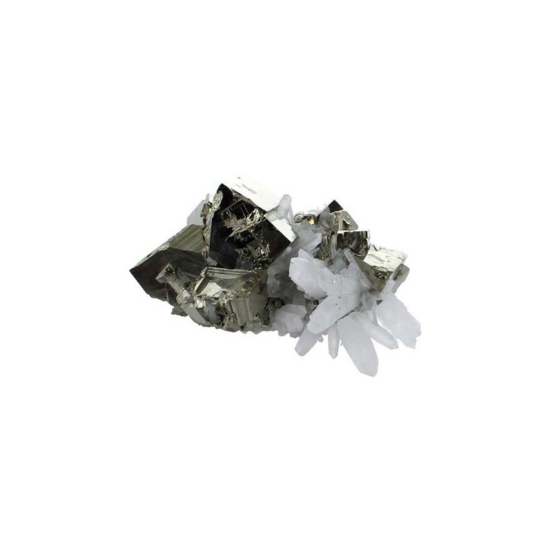 Amas Pyrite et Cristaux