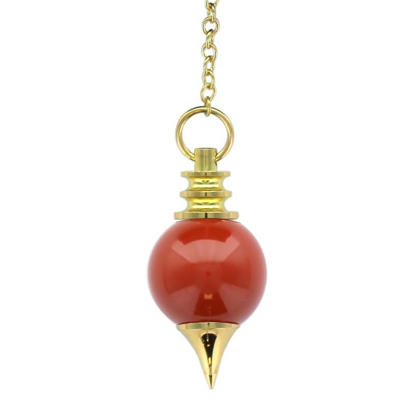 Pendule Sephoroton en Jaspe Rouge